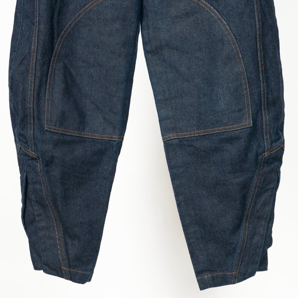 Tibi Earl Dark Denim Indigo Barrel Jeans - Picture 6 of 12